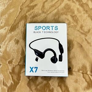 X7 Wireless Stereo Headphones Black